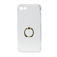 Maska HOCO Metal Finger Holder za iPhone 7/ 8/ SE (2020)/ SE (2022) zlatna