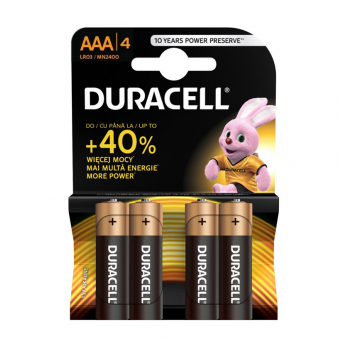 Duracell BASIC LR03 1/ 4 1.5V alkalna baterija pakovanje 4kom