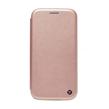 Maska na preklop Teracell Flip Premium za Huawei Honor 9C roze zlatna