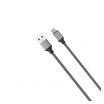 Kabel LDNIO LS442 Micro USB sivi 2m