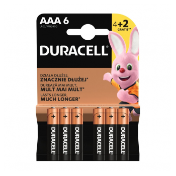 Duracell Basic LR03 1/ 6 1.5V alkalna baterija