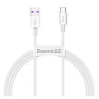 Kabel Baseus Superior Series Fast Charging na Type-C USB 66W beli 1m