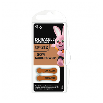 Duracell 312/ PR41 1.45V baterija za slusni aparat pakovanje 6kom
