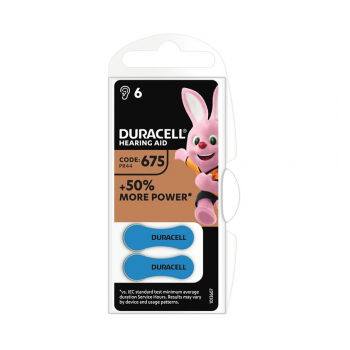 Duracell 675/ PR44 1.45V baterija za slusni aparat pakovanje 6kom