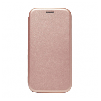 Maska na preklop Teracell Flip Premium za Xiaomi Redmi 10C roze zlatna