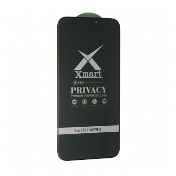 Zastitno staklo XMART 9D Privacy za iPhone 14 Pro