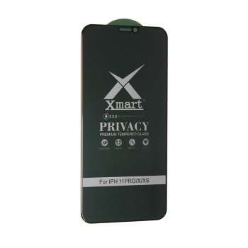 Zastitno staklo XMART 9D Privacy za iPhone X/ XS/ 11 Pro