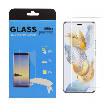 Zastitno staklo UV Glue Full Cover (zakrivljeno) za Huawei Honor 90