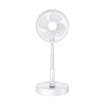 Ventilator sa podesivom visinom i daljinskim upravljacem beli