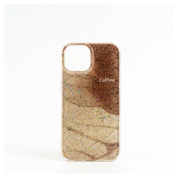 Maska Print Autumn Vibe za iPhone 13 Sparkle Coffie