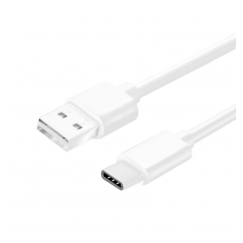Kabel USB Type-C beli 1m