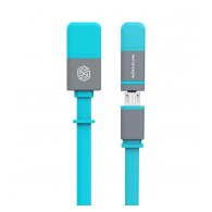 Nillkin USB cable Plus II 2u1 (lightning/ micro) 1,2m plavi.