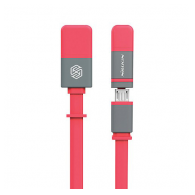Nillkin USB cable Plus II 2u1 (lightning/ micro) 1,2m pink.