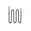 Audio kabel Remax AUX 3,5mm RM-L100 crni 1m