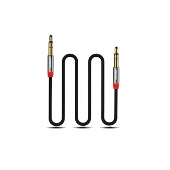Audio kabel Remax AUX 3,5mm RM-L100 crni 1m