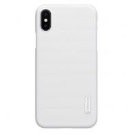 Maska Nillkin Super Frosted Shield za iPhone X/ iPhone XS bela.