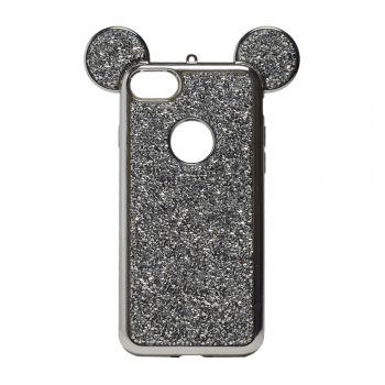 Maska Diamond Mouse za iPhone 7 srebrna Tip1