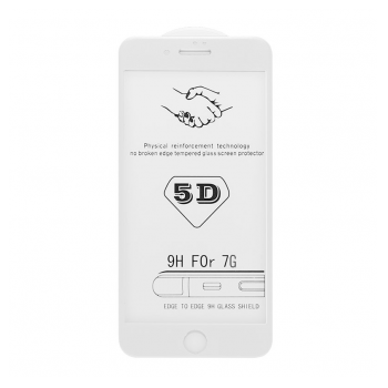 Tempered Glass 5D FULL COVER iPhone 7 belo.