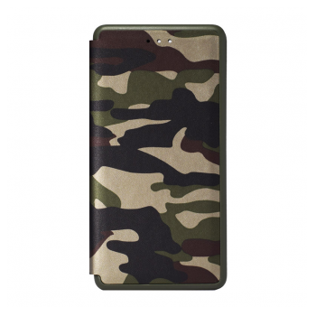 Maska na preklop Army flip cover za Huawei P9 Lite zelena