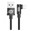 Kabel Baseus MVP Elbow USB iPhone Lightning 2A crni 1m