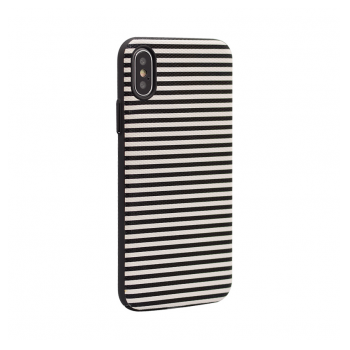 Maska Luo Stripes za iPhone X crna