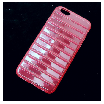 Maska Silicone Ribbed za iPhone 6 Plus pink