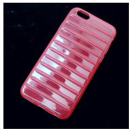 Maska Silicone Ribbed za iPhone 6 Plus pink