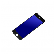 Zastitno staklo 3D BLUE RAY za iPhone 6 Plus crno