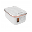 Kucni punjac LDNIO A1204Q 5V/ 2,4A FAST CHARGING sa kablom USB na Type-C beli.