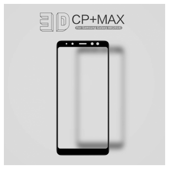 Zastitno staklo Nillkin 3D CP+ MAX za Samsung A8/ A530 (2018) crno FULL COVER.