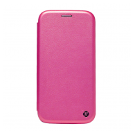 Maska na preklop Teracell Flip Premium za iPhone XR pink.