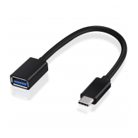 Adapter Type-C muski na USB 3.0 sa kablom 0,2m crni
