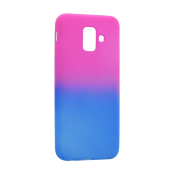 Maska Double summer vibe za Samsung A6/ A600F (2018) pink plava