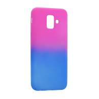 Maska Double summer vibe za Samsung A6/ A600F (2018) pink plava