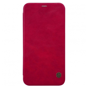Maska na preklop Nillkin Qin za iPhone XS Max crveni