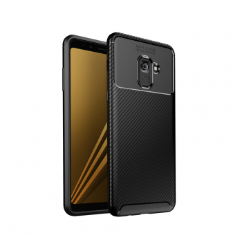 Maska Carbon Defender za Samsung A8 Plus/ A730F (2018) crna.