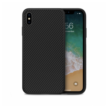 Maska Nillkin Synthetic Fiber za iPhone XS Max crna.