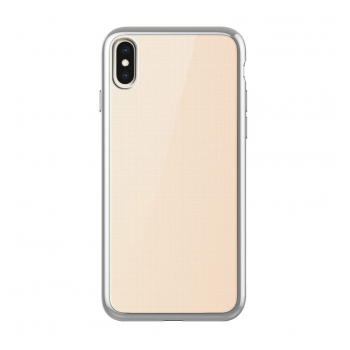 Maska Soft Jane za iPhone XS Max srebrna