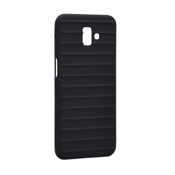 Maska Ribbed za Samsung J6 Plus/ J610F (2018) EU crna