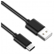Kabel USB na Type-C crni 1m