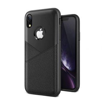 Maska Y-Leather za Samsung A6s (2018) crna