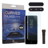 Zastitno staklo UV Glue Full Cover+ lampa za Samsung S8 Plus/ G955