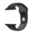 Narukvica za Apple Watch Sport Silicone Strap black grey M/ L 42/ 44/ 45 mm