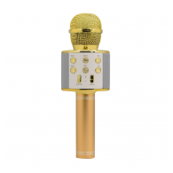 Mikrofon karaoke+ zvucnik (WS-858) BTS16/ 02 zlatna