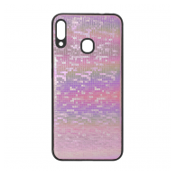 Maska Rainbow Mosaic za Samsung M20 pink