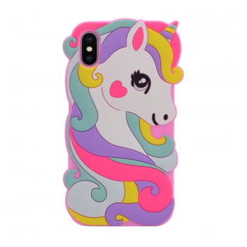 Maska Rubber za iPhone X/ XS Unicorn Color.