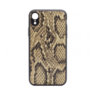 Maska Snake leather za iPhone XR krem