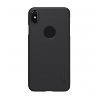 Maska Nillkin Super Frosted Shield za iPhone XS Max crna (sa otvorom za logo)