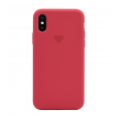 Maska Heart za iPhone XS Max crvena