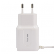Kucni punjac Remax RP-U22 HT2/ 1 dual USB 2.4A+ iPhone Lightning beli